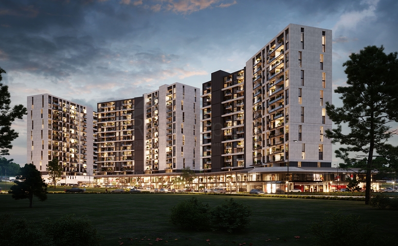 An investment project under construction in Maltepe district