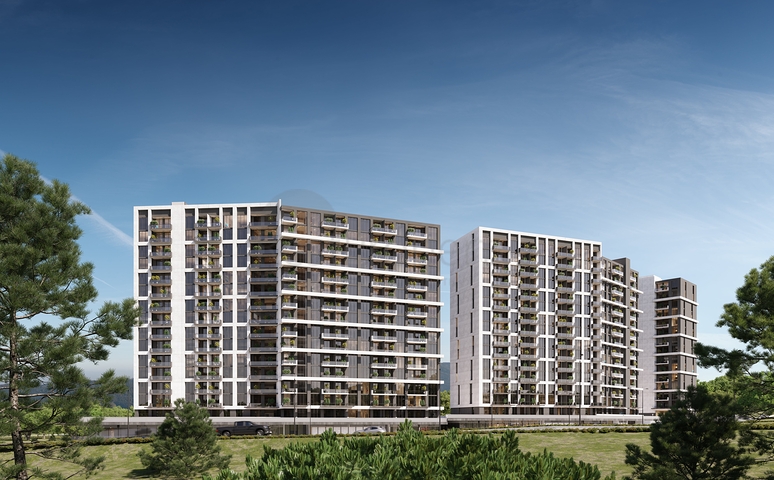 An investment project under construction in Maltepe district