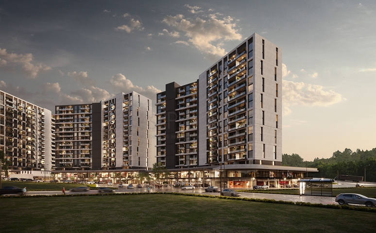 An investment project under construction in Maltepe district