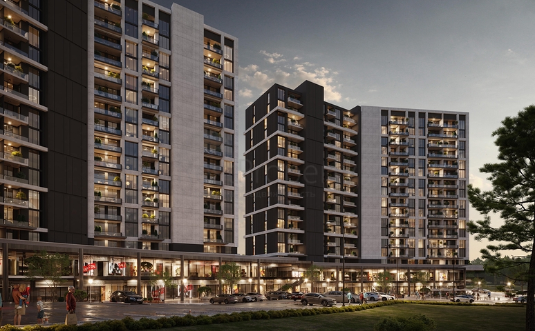 An investment project under construction in Maltepe district