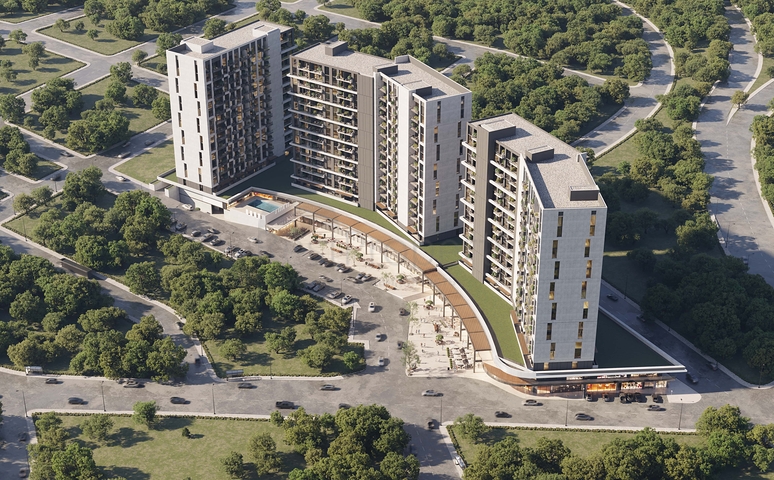An investment project under construction in Maltepe district