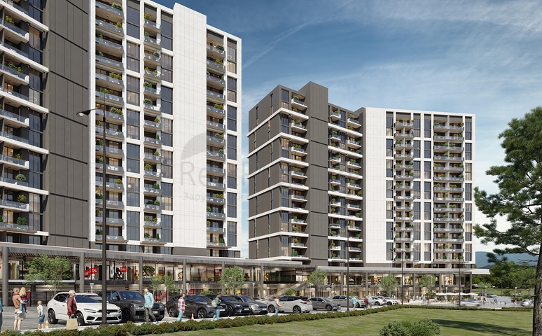 An investment project under construction in Maltepe district
