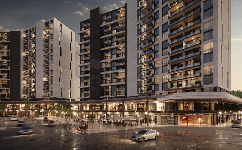 An investment project under construction in Maltepe district