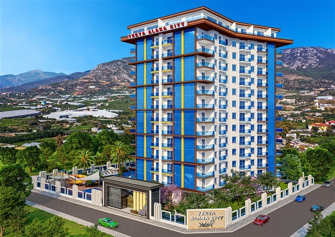 A new premium class project in the very center of Mahmutlar