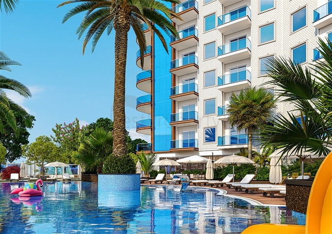 A new premium class project in the very center of Mahmutlar