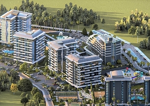 Large-scale project 900 m from the sea in Avsallar area 