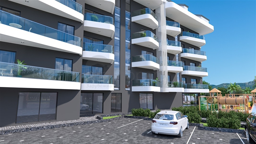 A new residential complex project in the Oba area