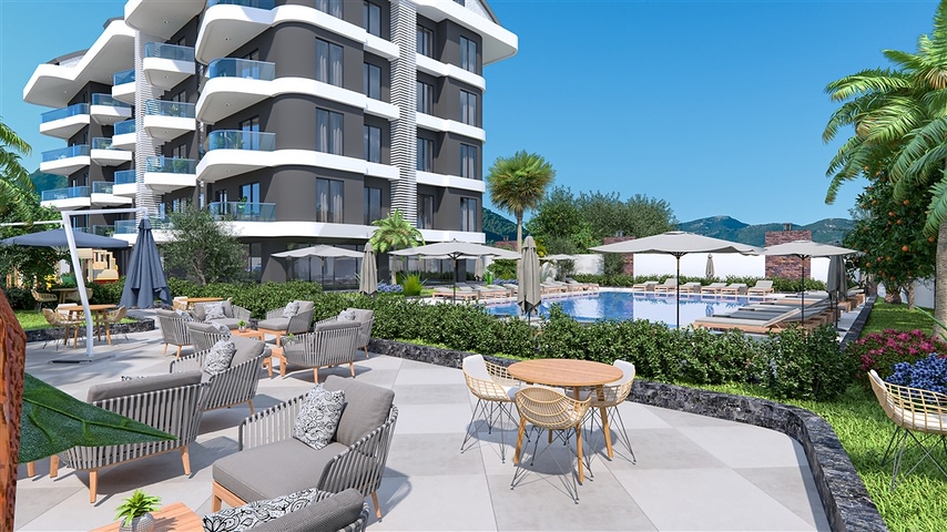 A new residential complex project in the Oba area