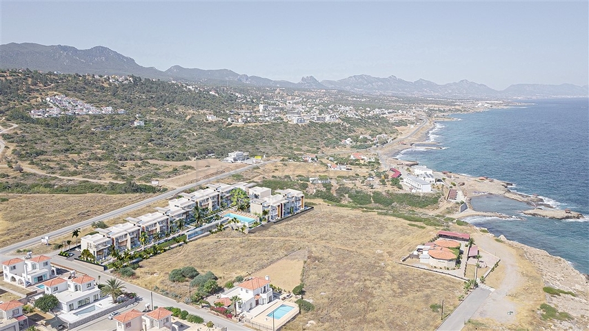 Apartments and lofts 250 meters from the sea in the picturesque area of Esentepe