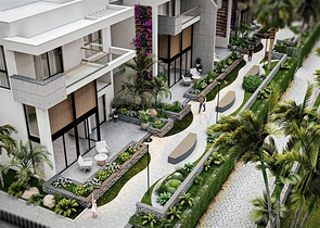 Apartments and lofts 250 meters from the sea in the picturesque area of Esentepe