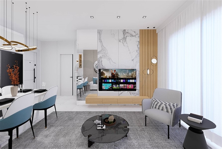 A residential complex with infrastructure within walking distance from the sea in the Tosmur area