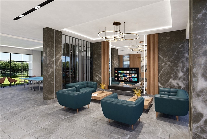 A residential complex with infrastructure within walking distance from the sea in the Tosmur area