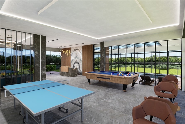 A residential complex with infrastructure within walking distance from the sea in the Tosmur area