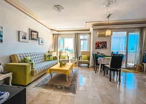 Furnished 2+1 apartment in Mahmutlar