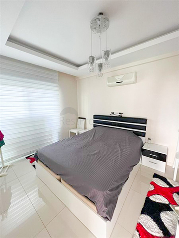 Furnished 1+1 apartment with sea view in Kestel area