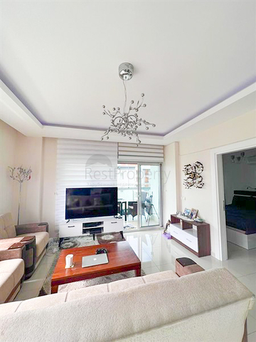 Furnished 1+1 apartment with sea view in Kestel area