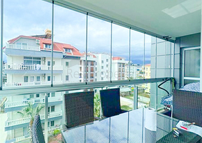 Furnished 1+1 apartment with sea view in Kestel area