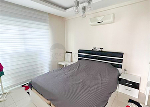 Furnished 1+1 apartment with sea view in Kestel area