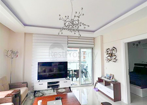 Furnished 1+1 apartment with sea view in Kestel area