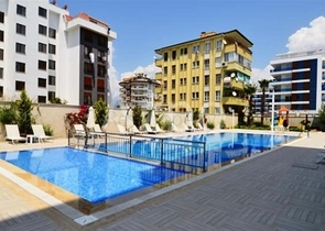 Furnished 1+1 apartment with sea view in Kestel area