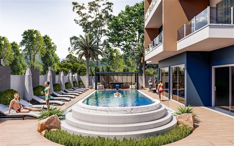 1+1 apartment from the owner in Avsallar district