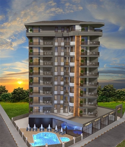 1+1 apartment on the side of the famous Cleopatra beach