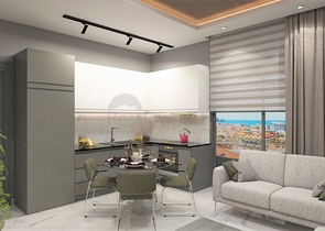 1+1 apartment on the side of the famous Cleopatra beach