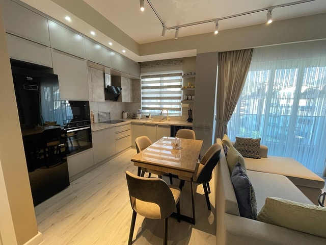 2+1 furnished penthouse in a modern complex in Oba