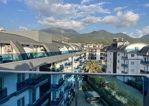 2+1 furnished penthouse in a modern complex in Oba