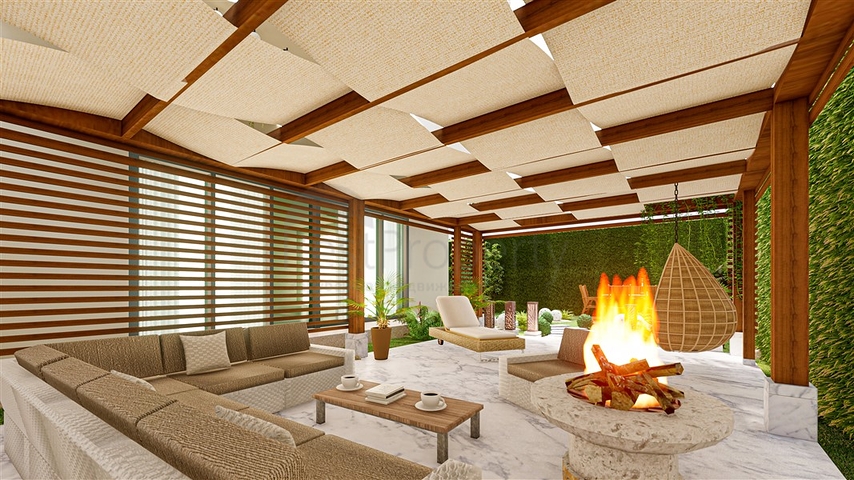 Luxury apartments in the complex