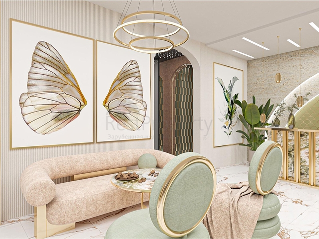 Luxury apartments in the complex