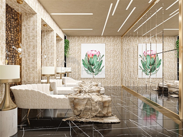 Luxury apartments in the complex