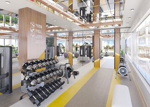 Luxury apartments in the complex