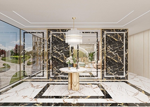 Luxury apartments in the complex