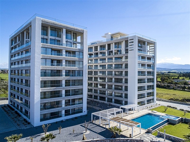 Apartments in a complex with infrastructure in Northern Cyprus