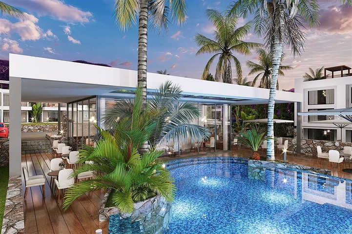 Apartments by the sea in a premium class complex 