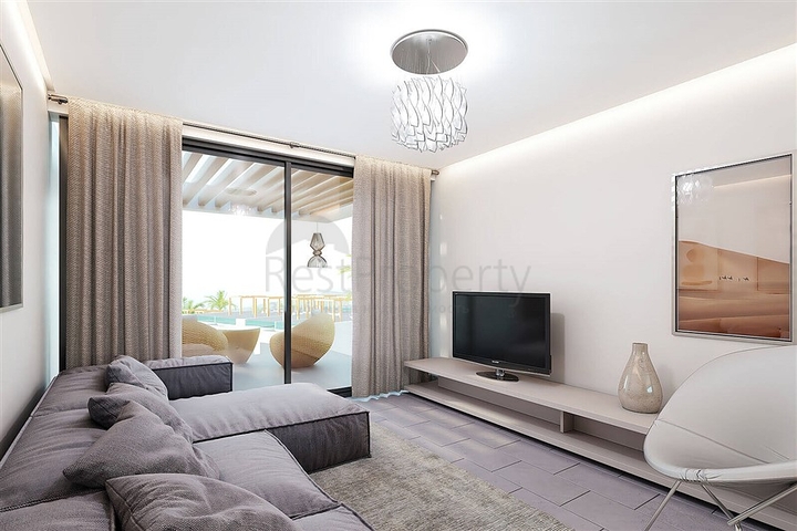 Apartments by the sea in a premium class complex 