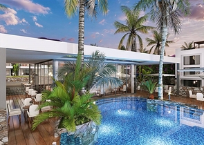 Apartments by the sea in a premium class complex 