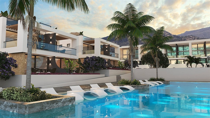 A unique villa project 900 m from the sea