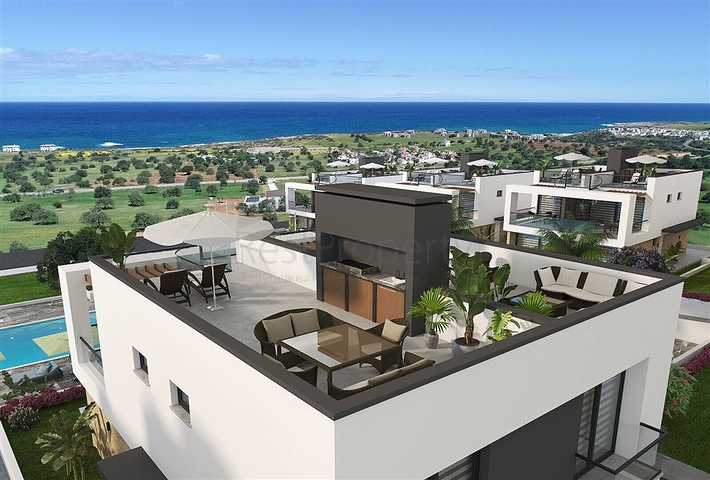 A unique villa project 900 m from the sea