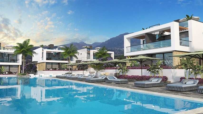 A unique villa project 900 m from the sea