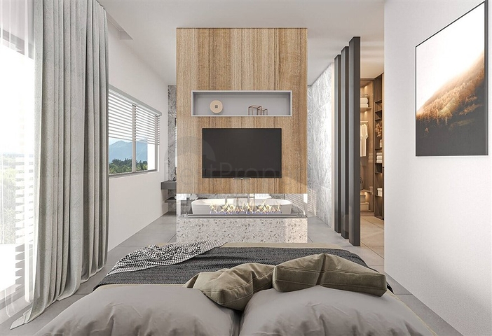 Luxury villas with large layout