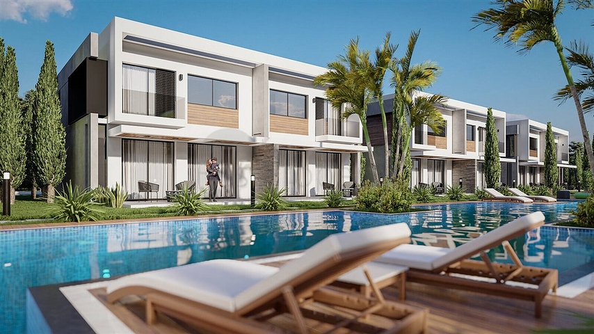 Luxury villas with large layout
