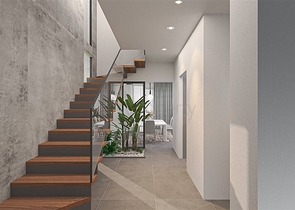 Luxury villas with large layout