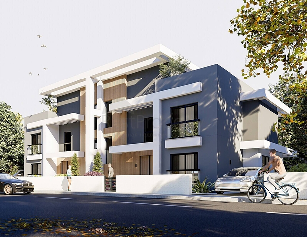 The project of premium class villas within walking distance from the sea