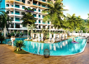 1+1 apartment in Avsallar district