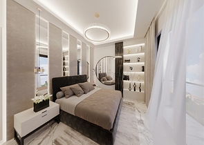 1+1 apartment in Avsallar district