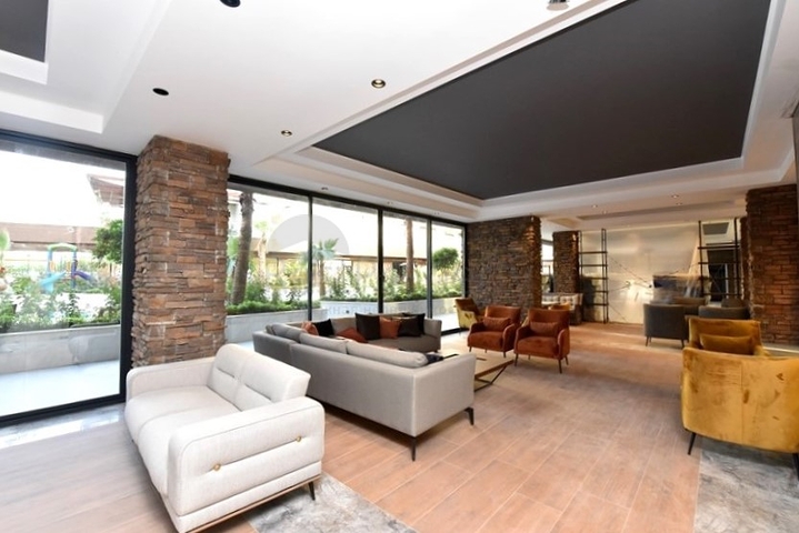 1+1 apartment in a new complex with infrastructure in Oba district 