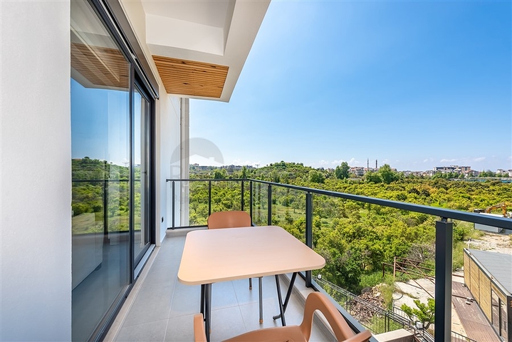 1+1 apartment in a new complex with infrastructure in Oba district 