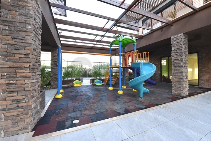 1+1 apartment in a new complex with infrastructure in Oba district 